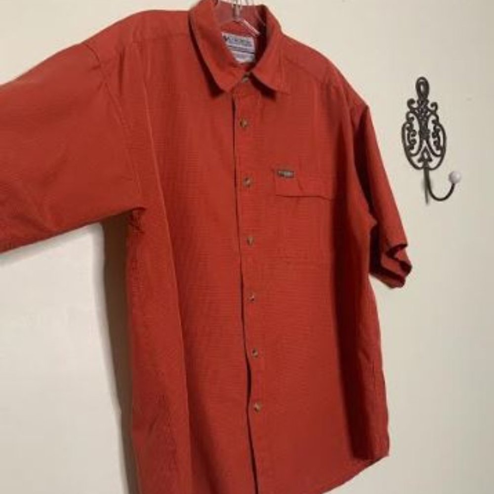 Columbia Omni Dry GRT Moisture Wick S/S Shirt Sz L
